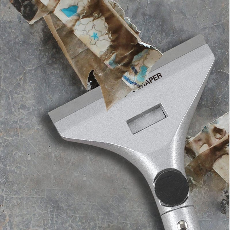 XW Razor Blade Paint Scraper Set, Heavy Duty Putty Knife with Quick Blade Change, Extra 20 PCS Blades Included, 2-Pack - Image 3